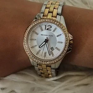 Michael Kors Swarovski crystal watch MK3578 model gold tone Michael Kors Women main image 4